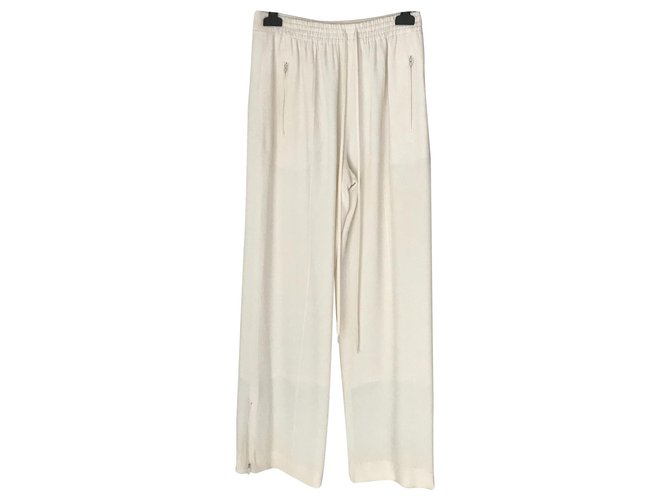 Chloé calça, leggings Branco Sintético  ref.143675