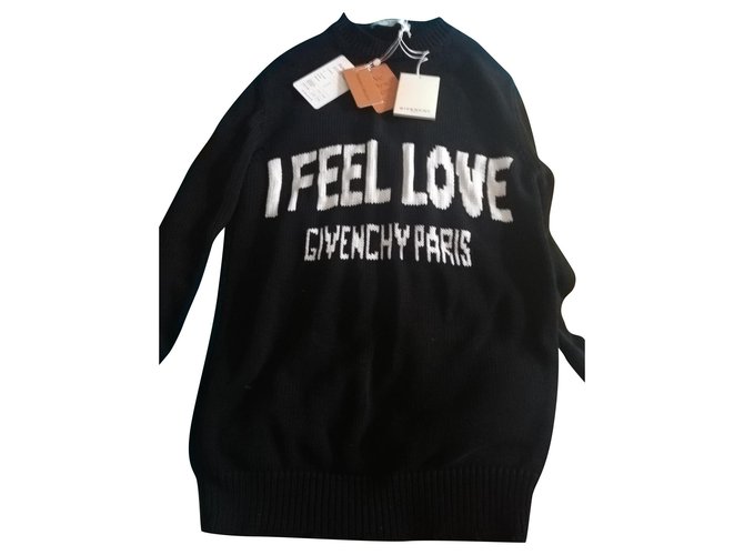 Suéter Givenchy de algodão preto e branco 