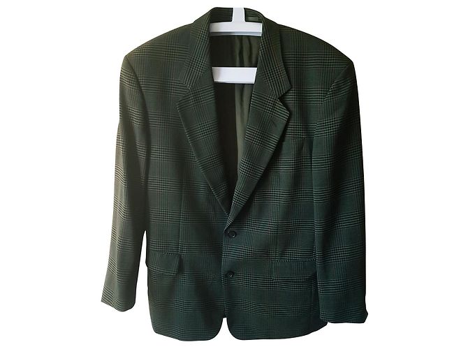 Hugo Boss Wollblazer Tartan rot grün Mehrfarben