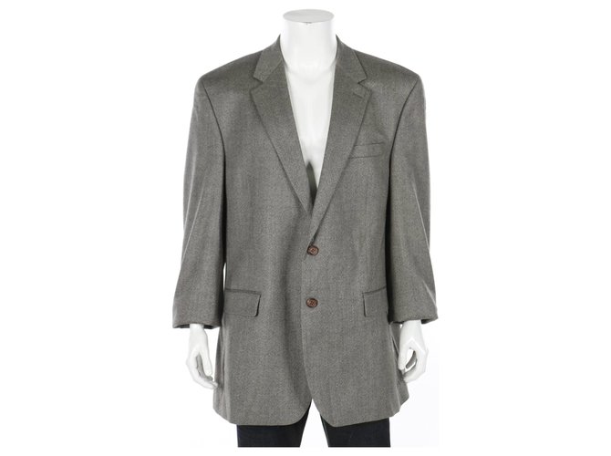Ralph Lauren blazer Beige Grey Wool  ref.143745