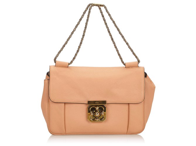Chloé Chloe Pink Leather Elsie Shoulder Bag  ref.143827