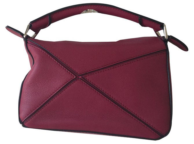 Loewe puzzle bag discount raspberry