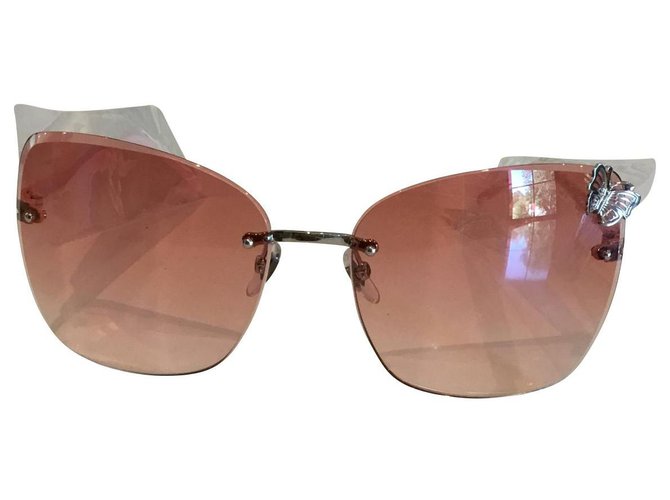 Gucci Sonnenbrille Pink Metall  ref.143952