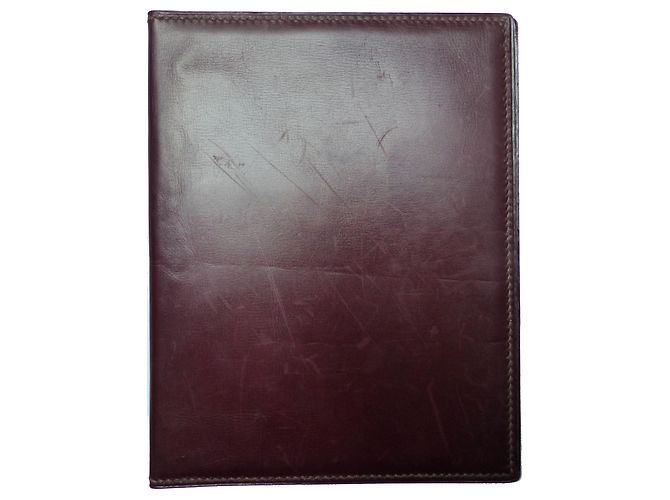 Hermès Agenda semanal cubierta Burdeos