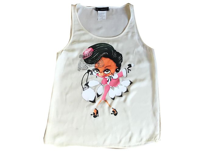 Top de seda Dsquared2 Ebony Ébano 