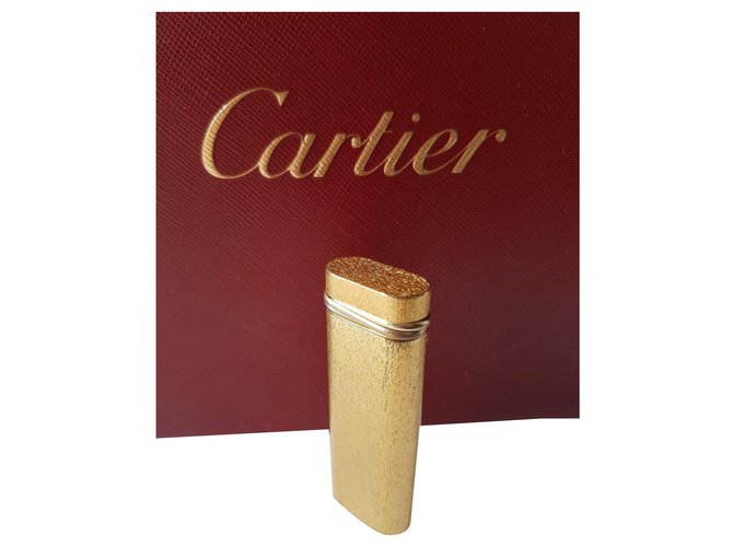 Cartier TRINITY RINGS  3 golds Golden Gold-plated  ref.144123
