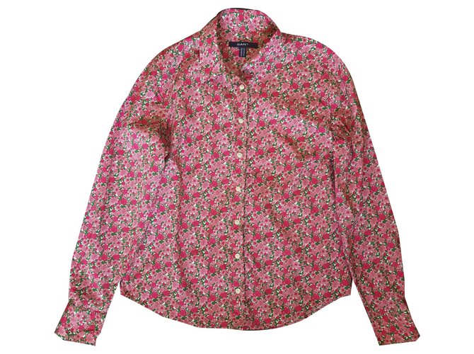 Autre Marque Gant camisa de algodón floral Multicolor  ref.144132