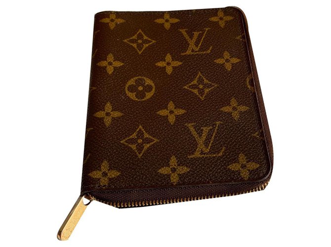Louis Vuitton Purses, wallets, cases Brown Cloth  ref.144151