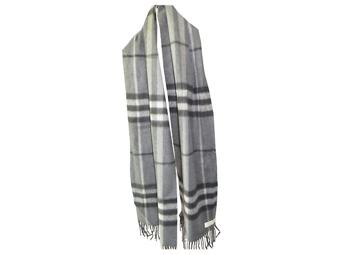 Burberry Sciarpe da uomo Grigio antracite Cachemire