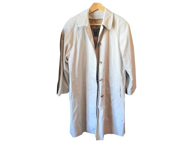 Sublime Caban Trench Burberry Beige Cotton  ref.144180