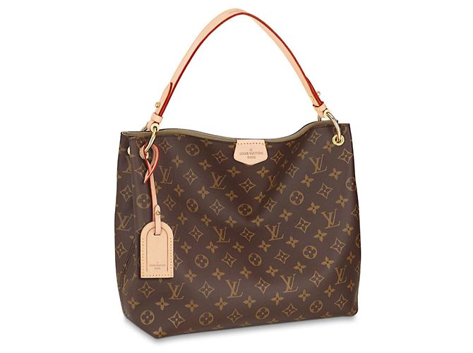 Graceful Louis vuitton gracioso novo Marrom
