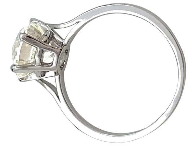 inconnue anel de diamante 2,77 quilate, OURO BRANCO.  ref.144190