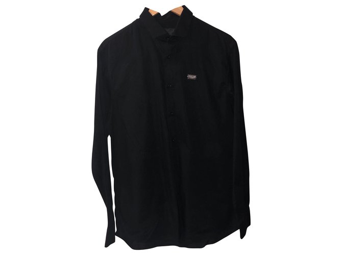 Philipp Plein Men’ s shirt Black Cotton  ref.144266