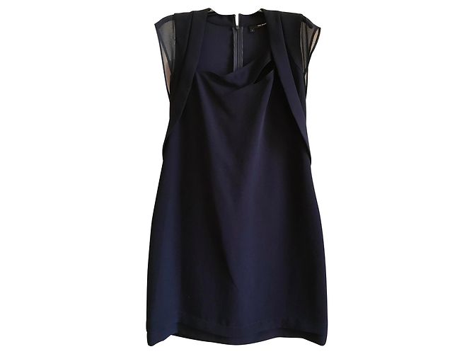 The Kooples Kurzes Kleid Marineblau aus Polyester