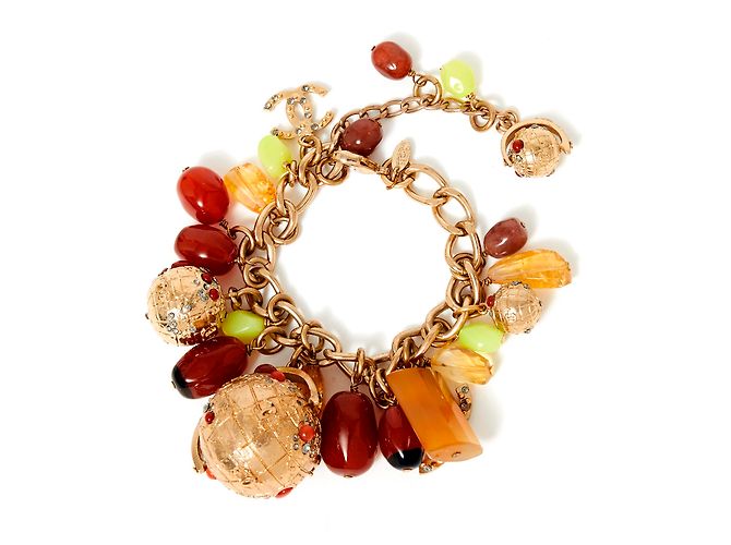Chanel ARMBAND SAMMLUNG WELT SS 2004 Golden