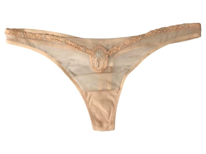 La Perla Malizia String Rosa Salmone