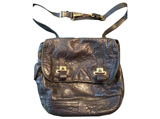 Borsa a tracolla Yves Saint Laurent in pelle nera Nero 