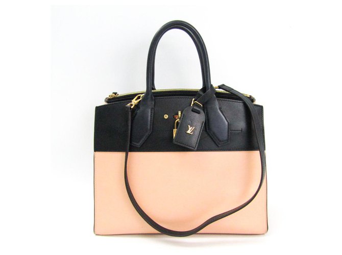 Louis Vuitton Brown City Steamer Mm Womens Black Beige Leather ref.144478 -  Joli Closet