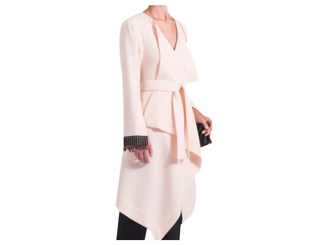 Abrigo Roland Mouret Studham Melocotón