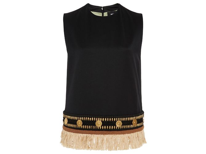 Dsquared2 Sachicko top black wool