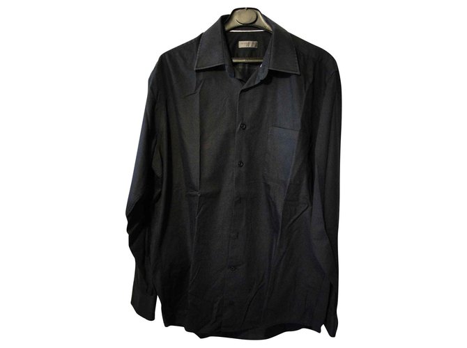 camisa de algodón GIVENCHY 41 Negro  ref.144598