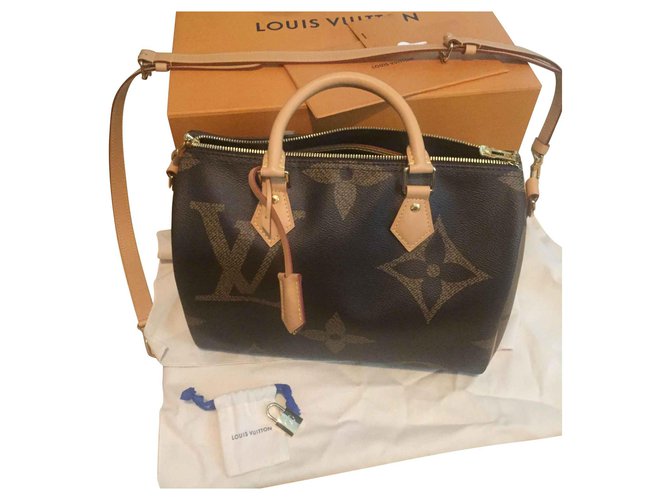 Louis Vuitton Speedy 30 Bandouliere, Brown