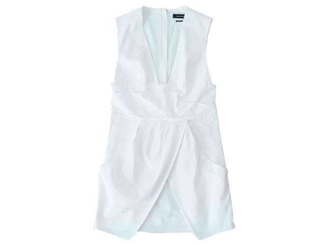 Isabel Marant Imba mini dress White Cotton  ref.144631