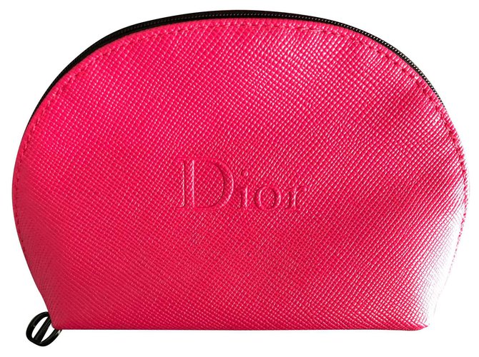 Dior Bolsa maleta Fuschia Leatherette  ref.144673