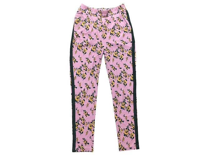 Pantalones slim con estampado floral Baum und Pferdgarten M Multicolor