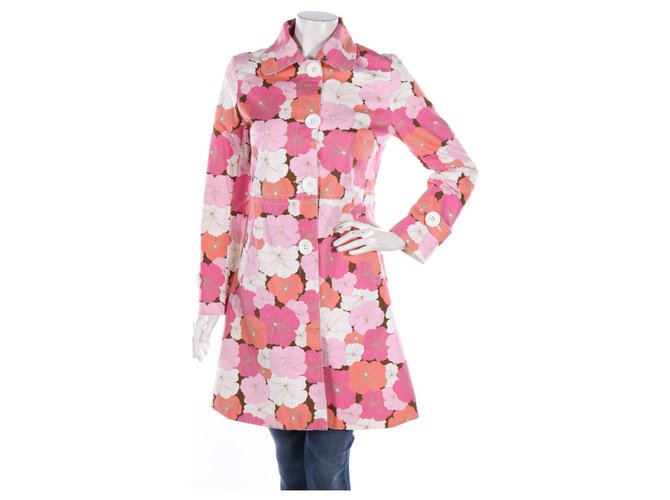 Anna Sui Coats, Outerwear Multiple colors Cotton  ref.144769
