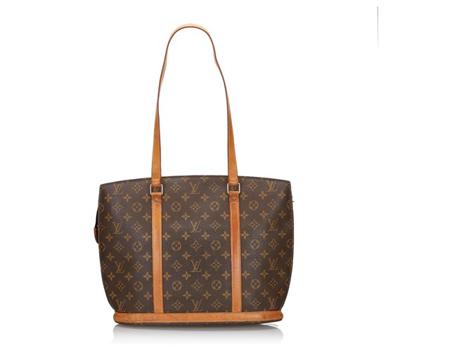 Louis Vuitton Brown Monogram Babylone Leather Cloth  ref.144821