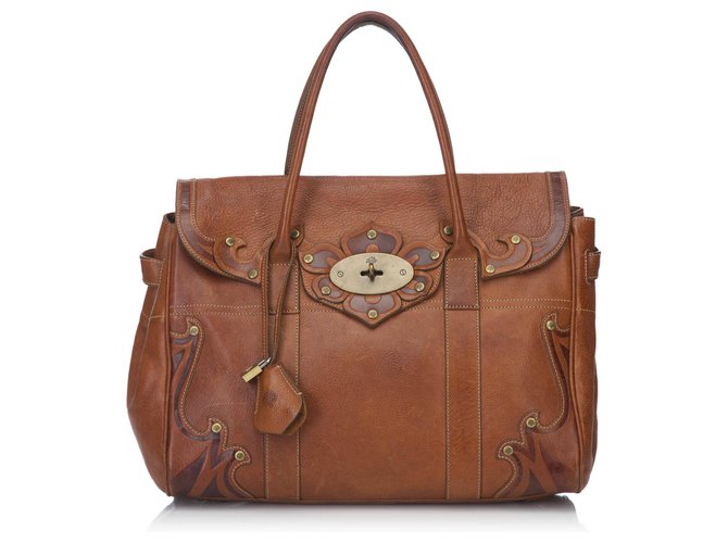 Mulberry Brown Leather Bayswater  ref.144982