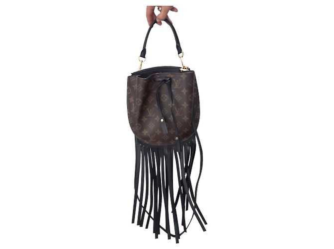 Louis Vuitton Fringed Noe Marron