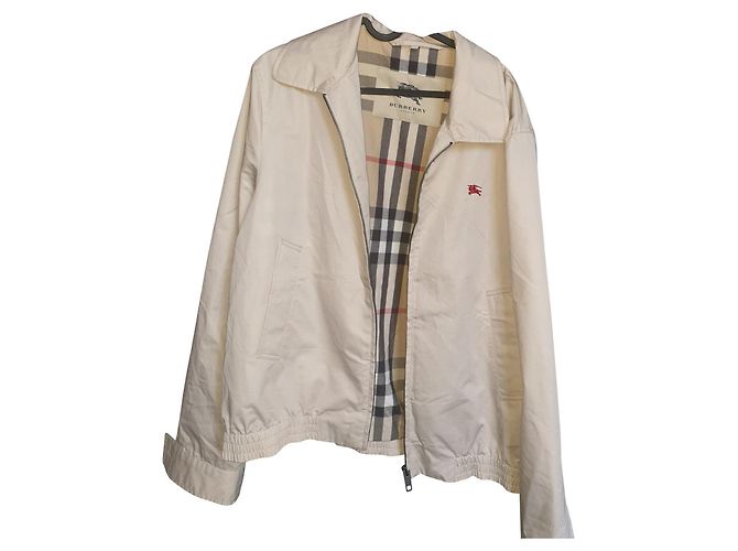 Burberry Jacke aus Baumwolle Beige Grösse L
