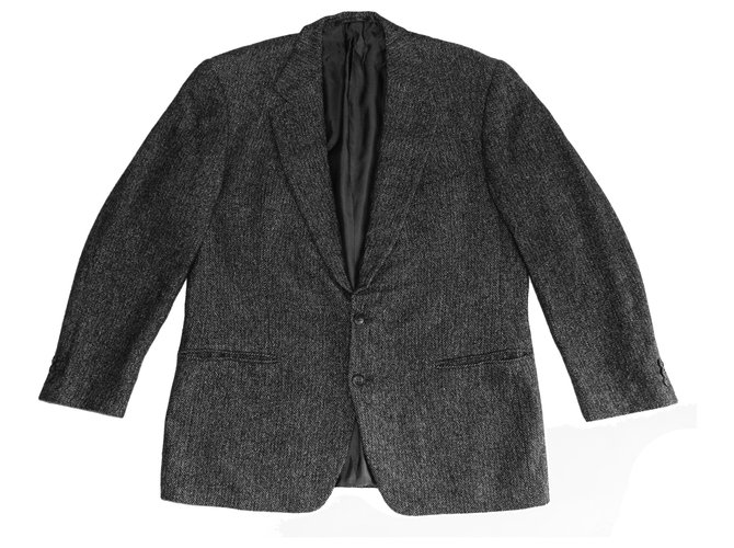 Ermenegildo Zegna Blazers Jackets Grey Cashmere Acetate  ref.145275