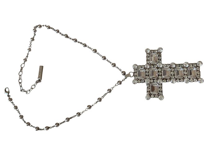 Dolce & Gabbana Long necklaces Silvery Silver-plated  ref.145304