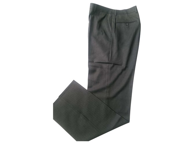 Giorgio Armani Pants Grey Wool  - Joli Closet