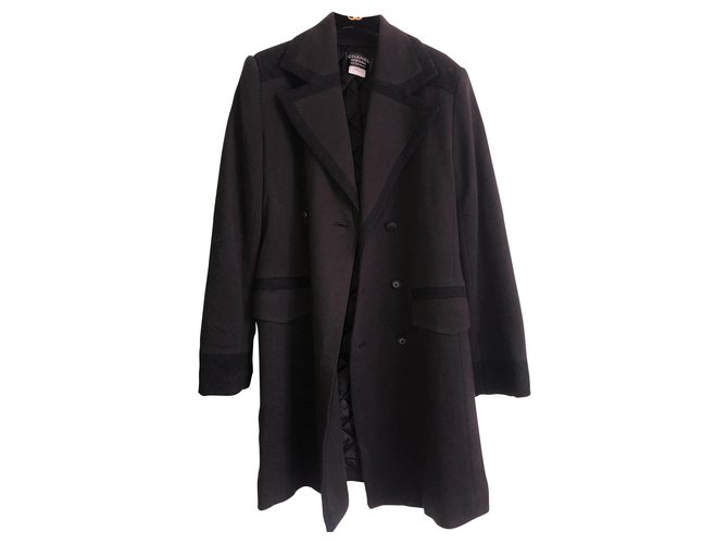 Cappotti lunghi Chanel Uniform Men Nero Cotone  ref.145376