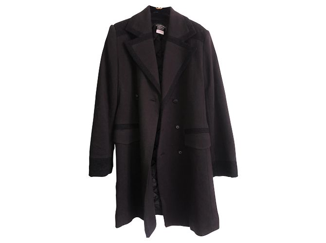 Cappotti lunghi Chanel Uniform Men Nero