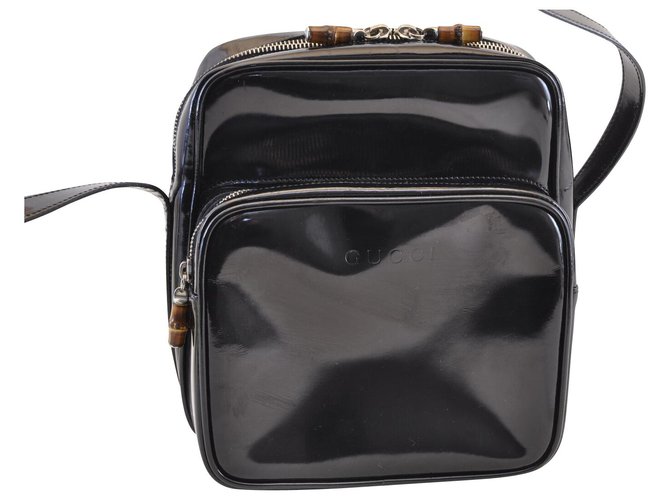 Gucci Bamboo Shoulder Bag Black  ref.145417