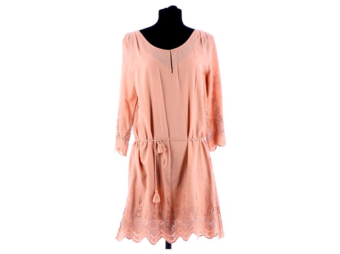 Comptoir Des Cotonniers robe Pink Cotton  ref.145473