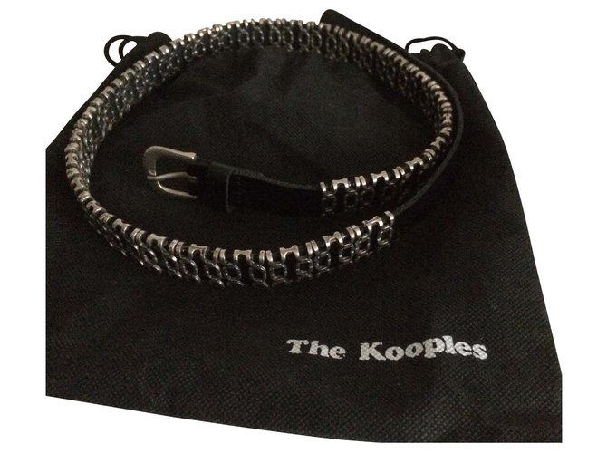 The Kooples Belts Black Leather  ref.145503