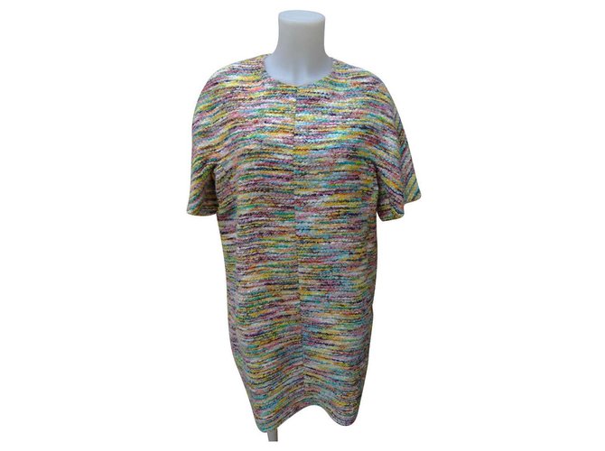 Chloé Dresses Multiple colors Silk Wool Polyamide Acrylic  ref.145540