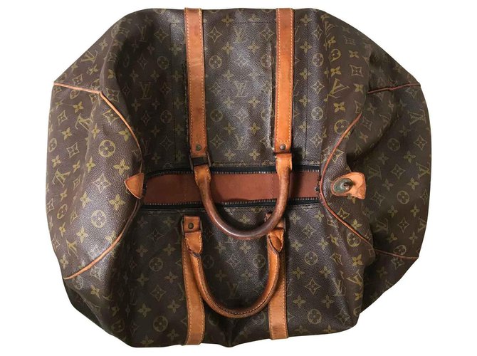 Louis Vuitton Travel bag Dark brown  ref.145552