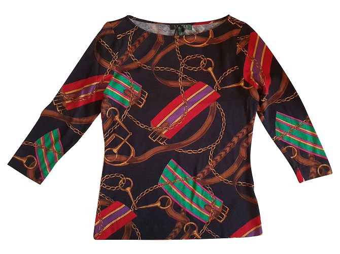 Top in cotone multicolore Ralph Lauren