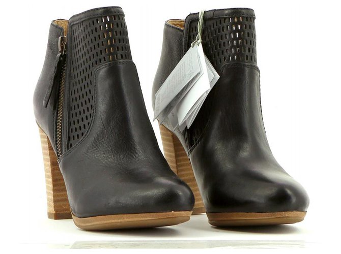 Geox Ankle Boots / Low Boots Black Leather  ref.145673