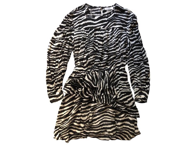 Isabel Marant Etoile Zebra print dress Viscose ref.145688 Joli Closet