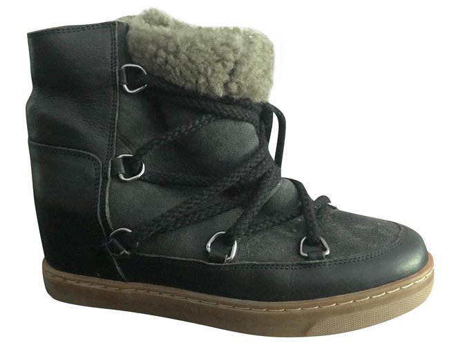 Geweldig verkoper Bungalow Isabel Marant Boots Black Leather ref.145718 - Joli Closet