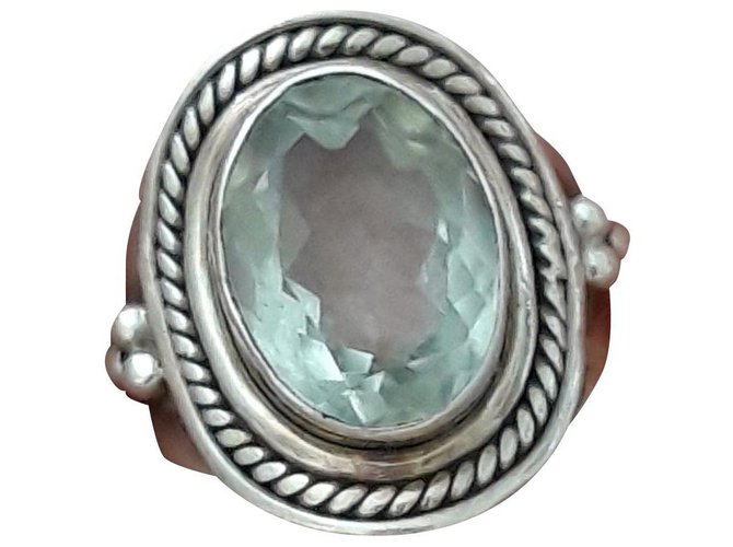 Autre Marque Rings Silvery Silver  ref.145731