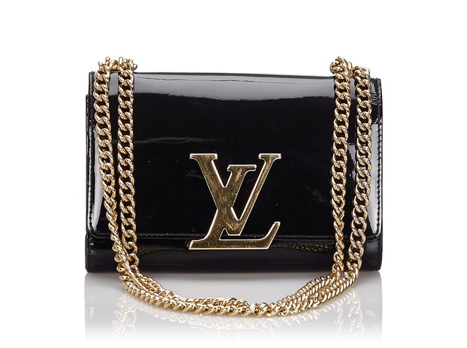 Louis Vuitton Louise Chain GM  Black Shoulder Bags Handbags  LOU547058   The RealReal